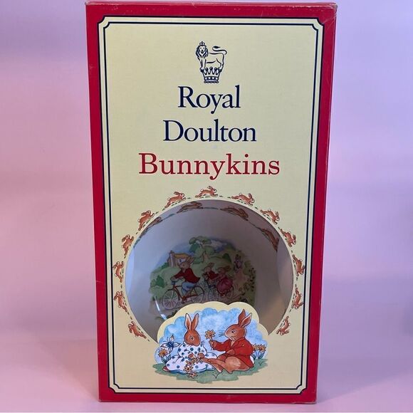Royal Doulton Bunnykins Infant Set 2 Pieces Cereal Bowl and Mug 1994 China set - Picture 1 of 14